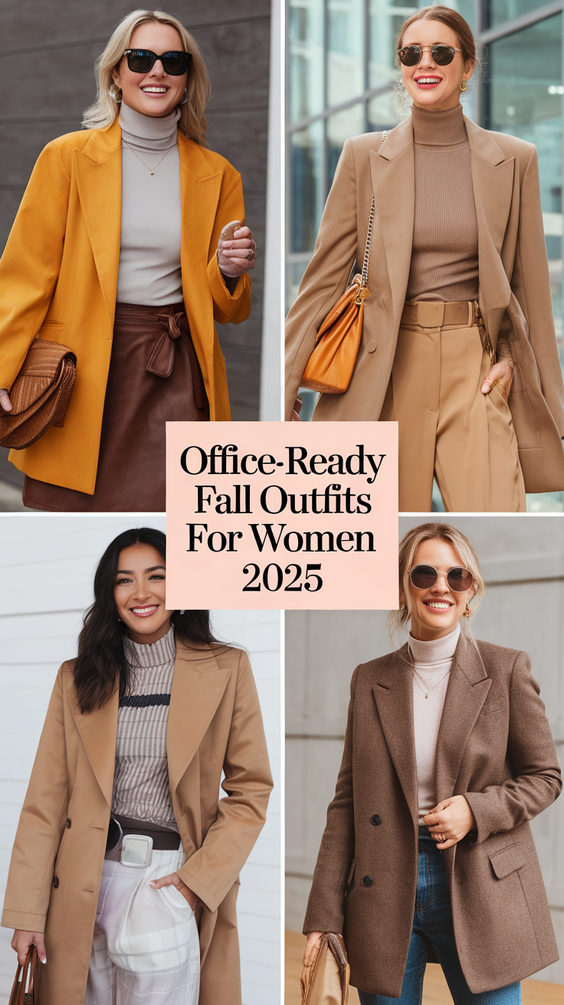 Office-Ready Fall Outfits for Women – Business Casual 2025: Timeless Styles for Young Professionals