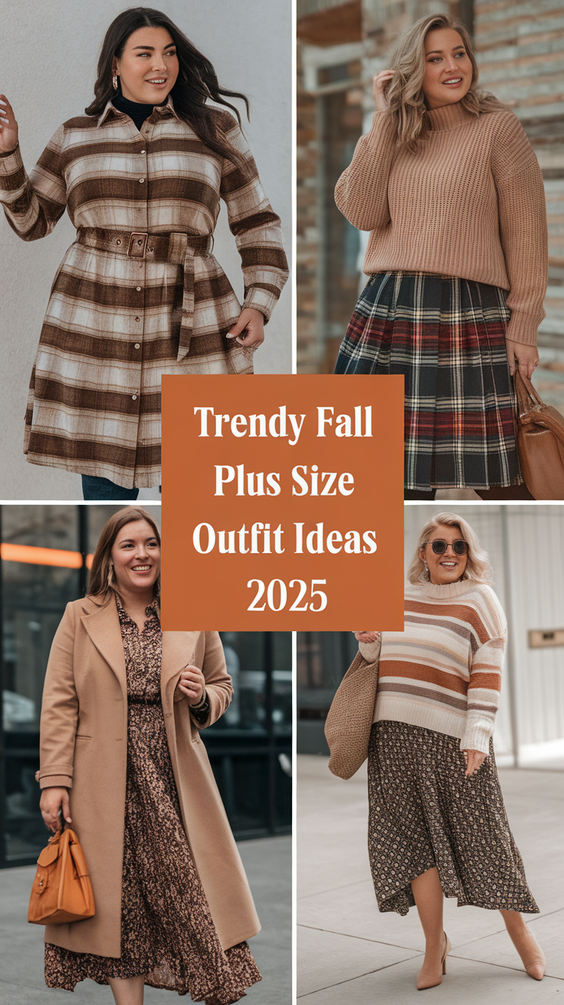 Fall Plus Size Outfit Ideas for 2025: Cozy Layers, Denim Trends, and Effortless Autumn Aesthetic