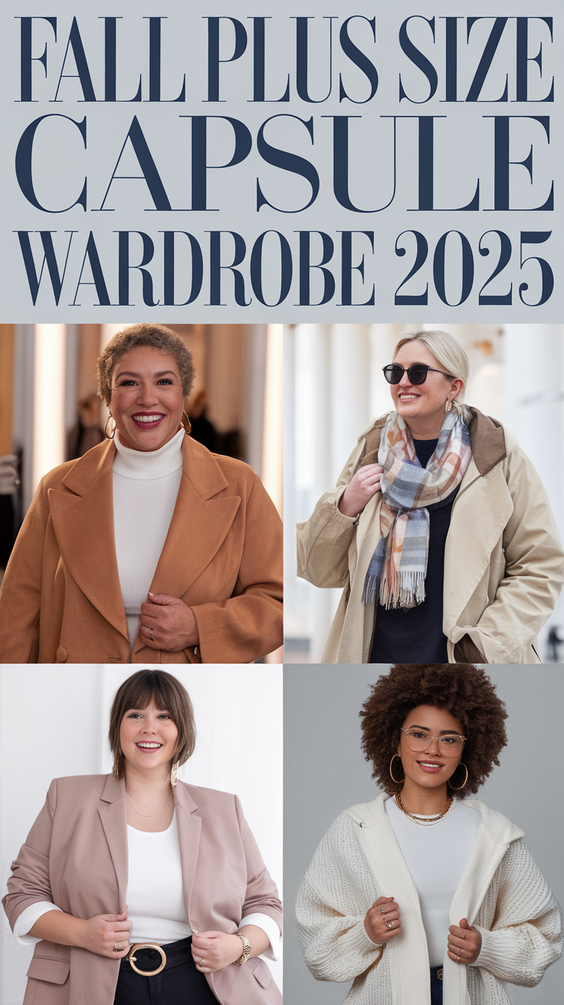 Fall Plus Size Capsule Wardrobe 2025: 20 Stylish Outfits for Work, Travel, and Everyday Looks