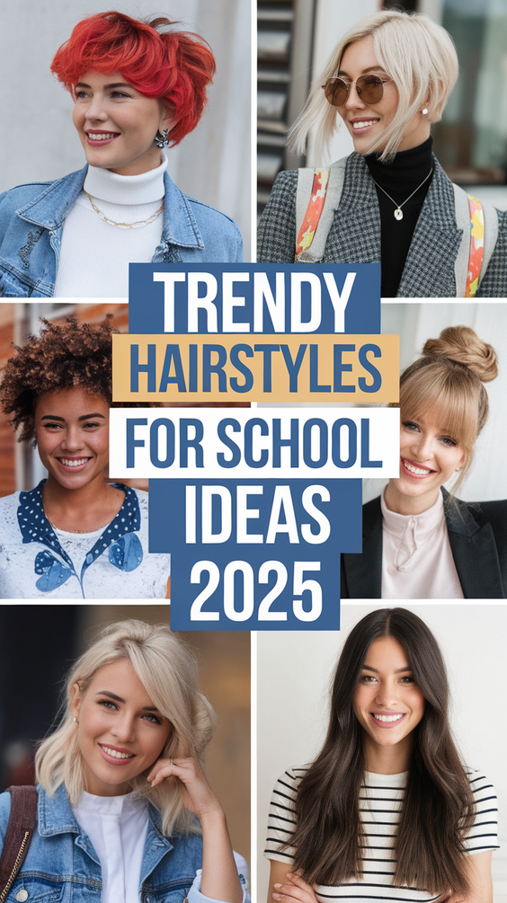 Hairstyles for School Ideas 2025: Cute, Easy, and Fast Looks for Every Hair Type