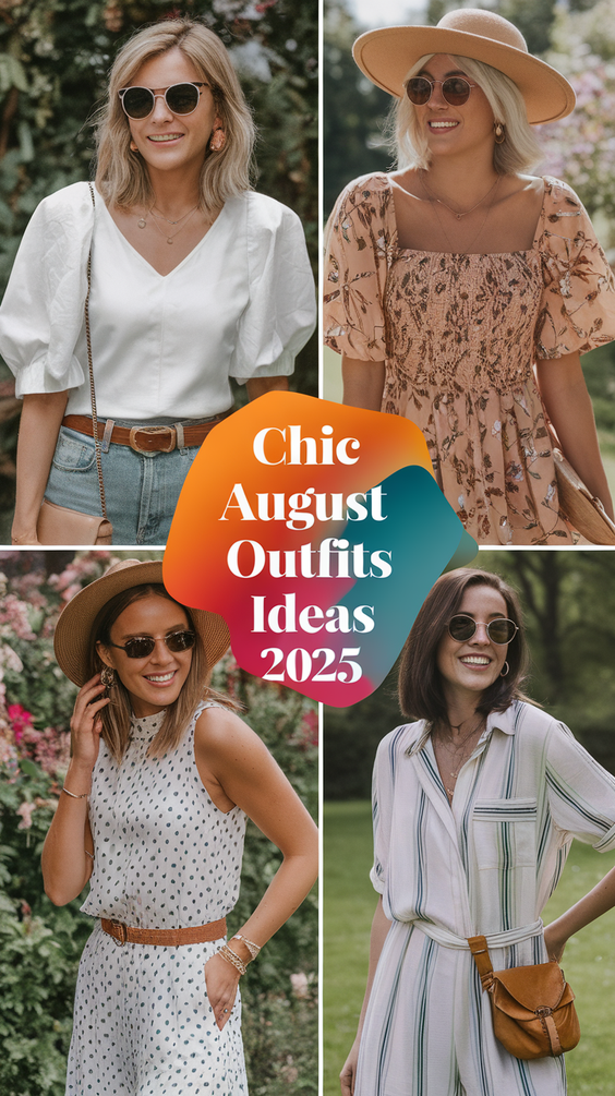 Effortless August Outfits Women Will Love in 2025