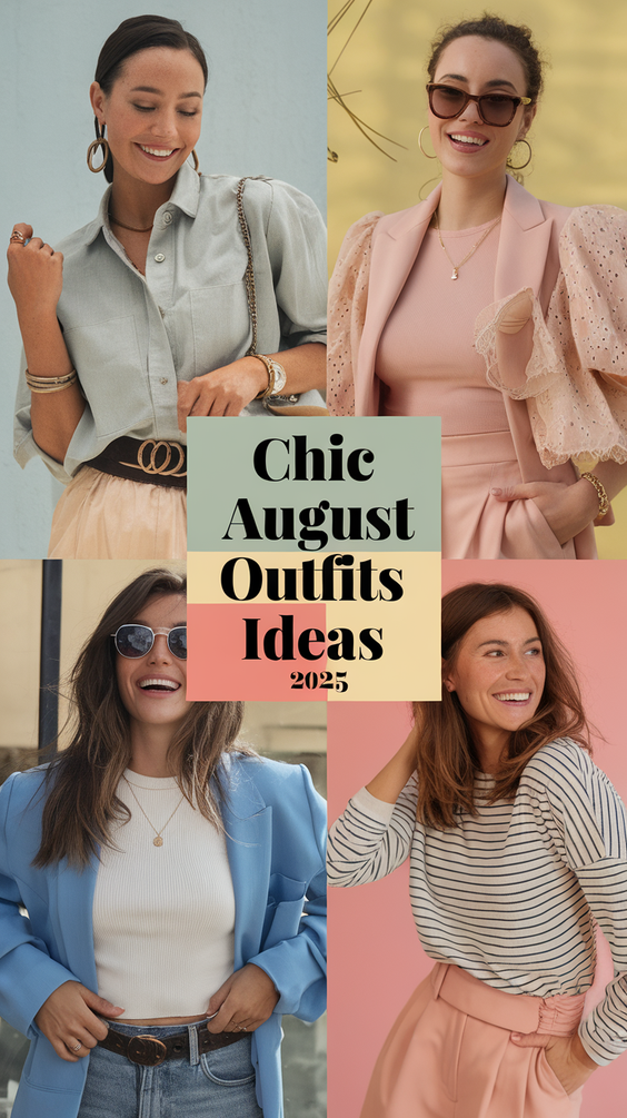 Effortless August Outfits Women Will Love in 2025