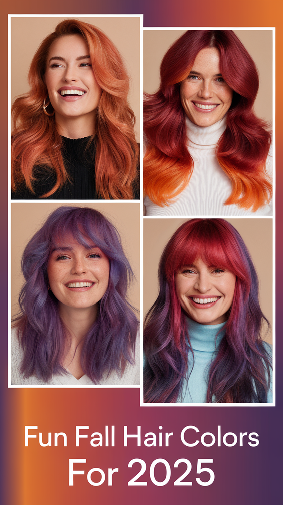Playful and Fun Hair Colors for Fall 2025: Creative Ideas for Blondes, Brunettes, and Short Hair