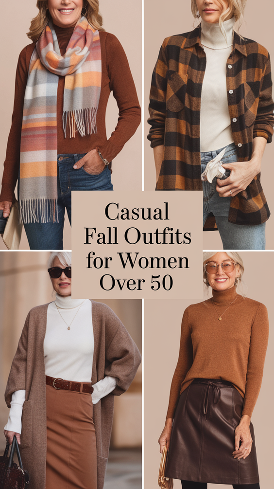 Casual Fall Outfits for Women Over 50 – Ideas 2025: The Ultimate Guide to Stylish Autumn Looks