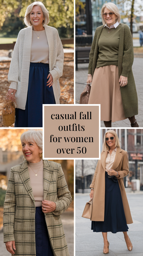 Casual Fall Outfits for Women Over 50 – Ideas 2025: The Ultimate Guide to Stylish Autumn Looks