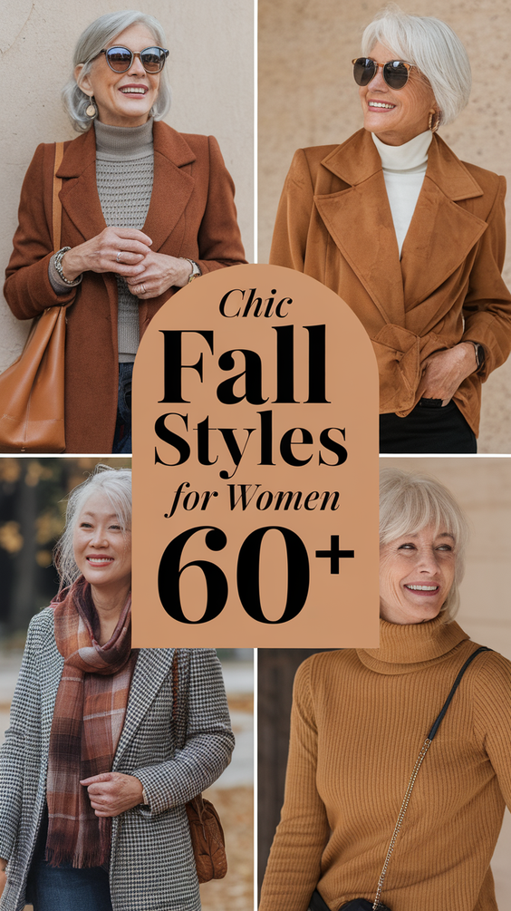 Fall Fashion Outfits 2025 for Women Over 60: Elegant and Comfortable Looks to Try