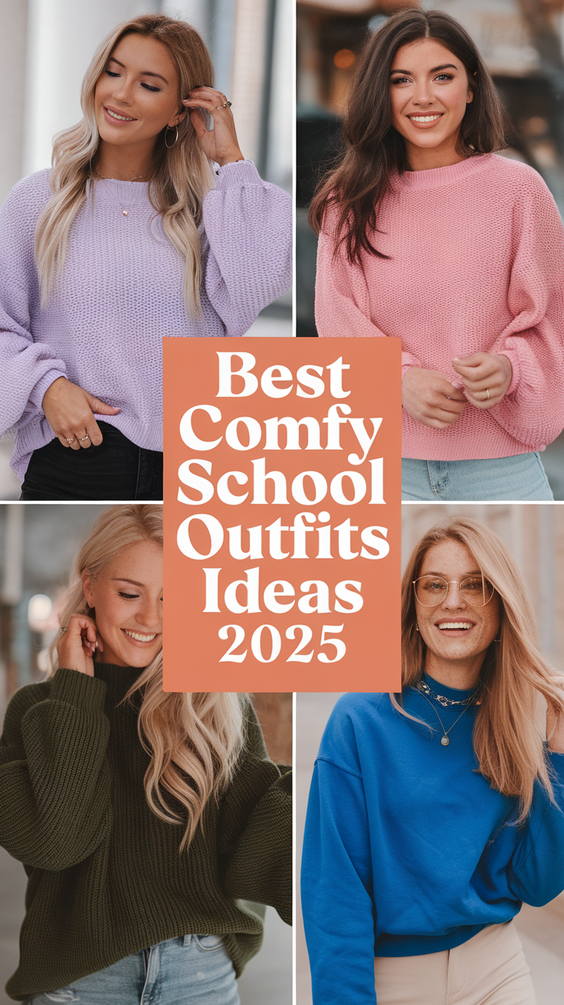 Effortlessly Chic Comfy School Outfits 2025 You’ll Want to Wear Every Day of the Week
