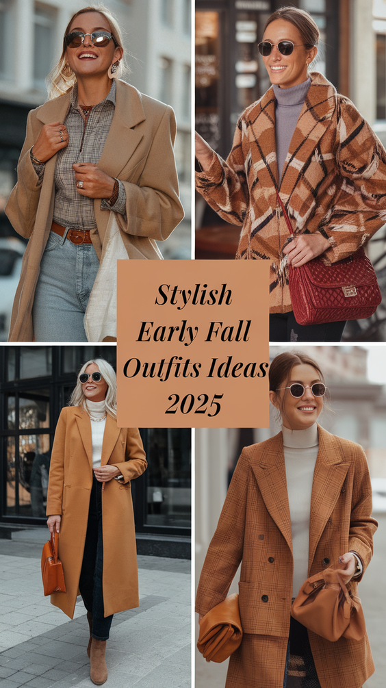 Early Fall Outfits Ideas 2025 for Cozy Weekends, Dinner Looks, and Transitional Layers