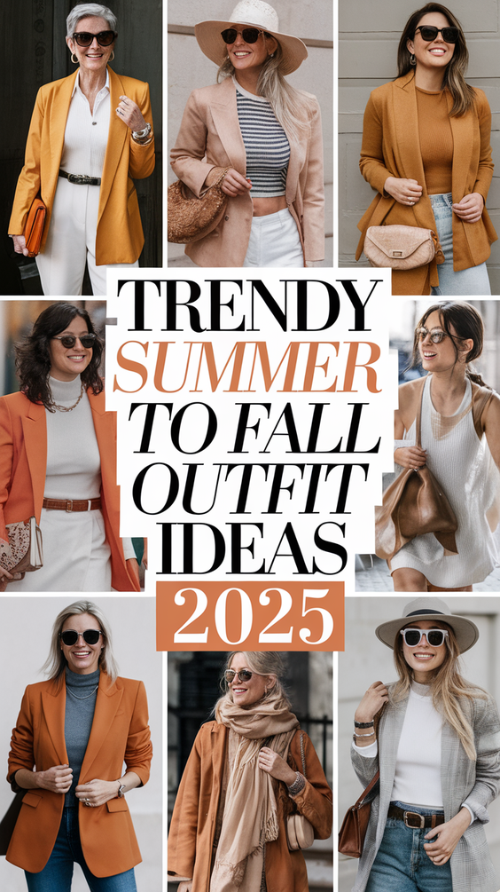 2025 Summer to Fall Outfits: Trendy Transition Styles for Every Occasion