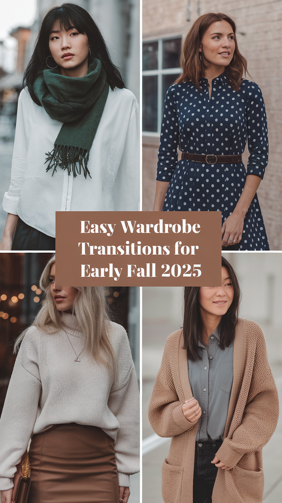 Easy Wardrobe Transitions for Early Fall 2025: Chic Layering and Effortless City Looks