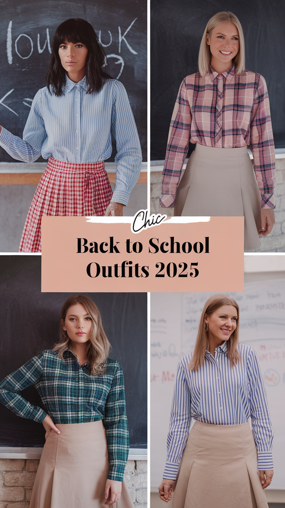 Back to School Outfits 2025: Dress to Impress with Preppy, Fly, and Aesthetic Highschool Collage Looks