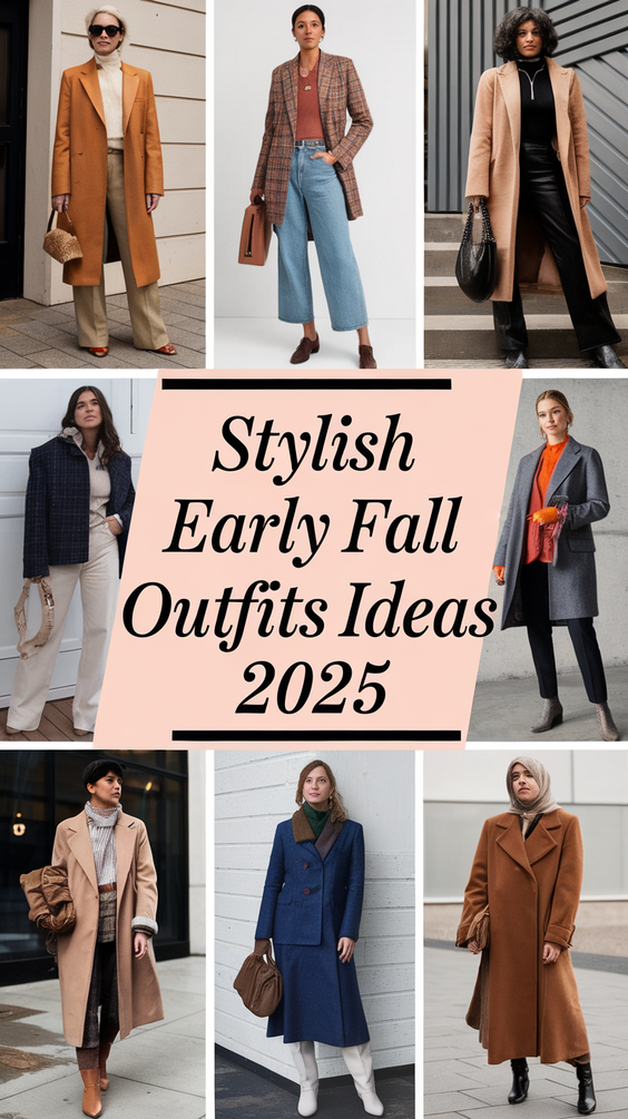 Early Fall Outfits Ideas 2025 for Cozy Weekends, Dinner Looks, and Transitional Layers