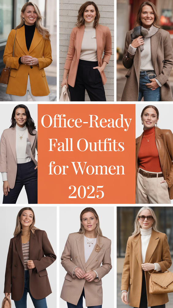 Office-Ready Fall Outfits for Women – Business Casual 2025: Timeless Styles for Young Professionals