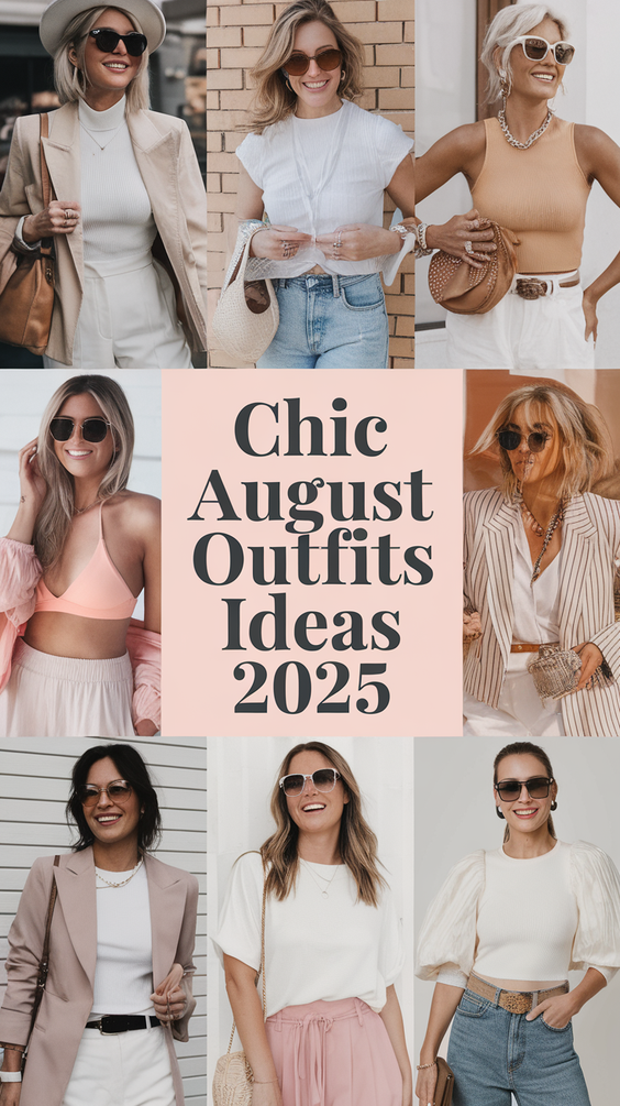 Effortless August Outfits Women Will Love in 2025