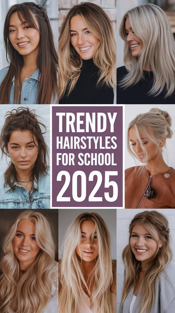 Hairstyles for School Ideas 2025: Cute, Easy, and Fast Looks for Every Hair Type