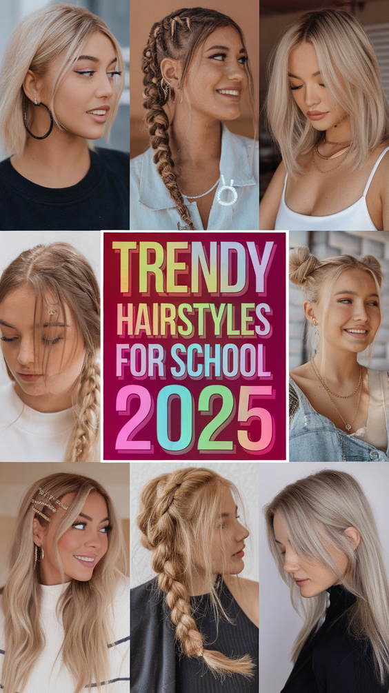 Hairstyles for School Ideas 2025: Cute, Easy, and Fast Looks for Every Hair Type