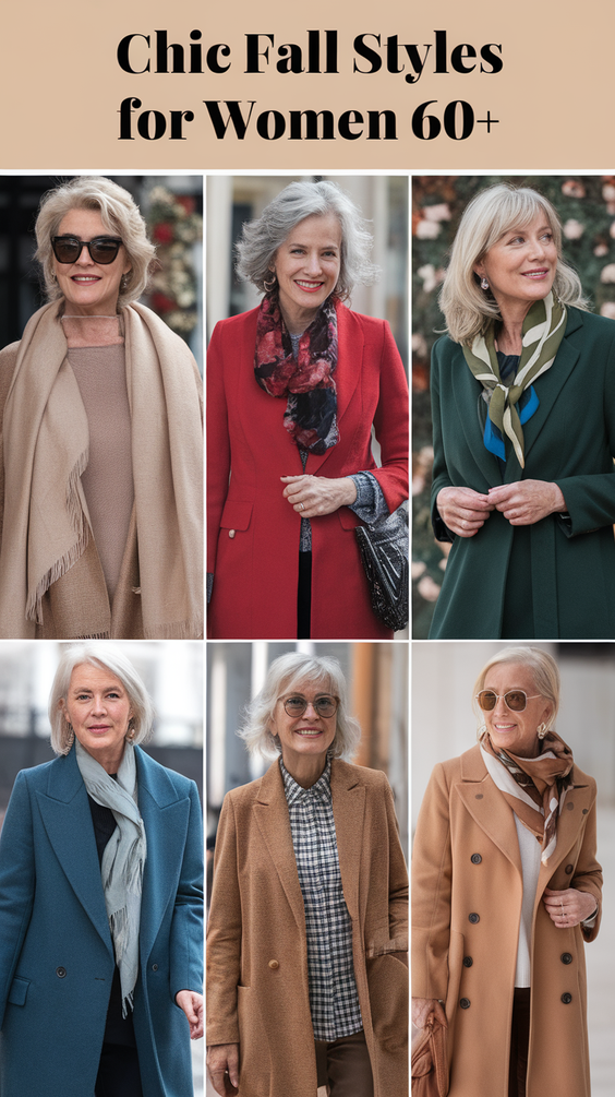 Fall Fashion Outfits 2025 for Women Over 60: Elegant and Comfortable Looks to Try