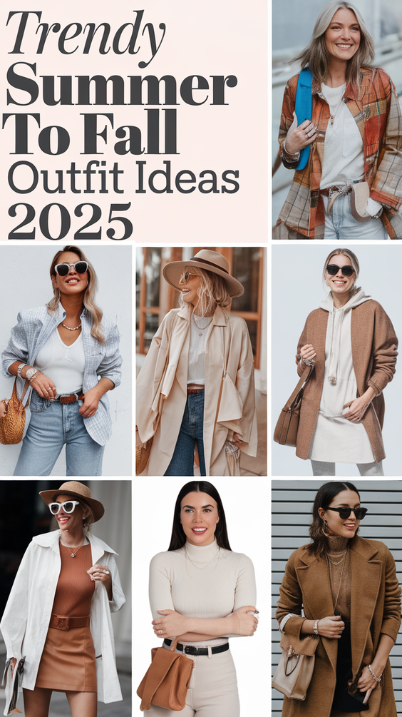 2025 Summer to Fall Outfits: Trendy Transition Styles for Every Occasion