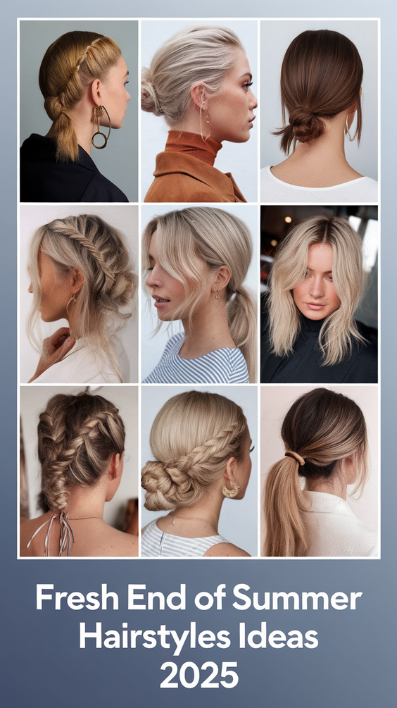 End of Summer Hairstyles Ideas 2025: Beach Waves, Braids, Bobs, and Bold Colors to Try This Season
