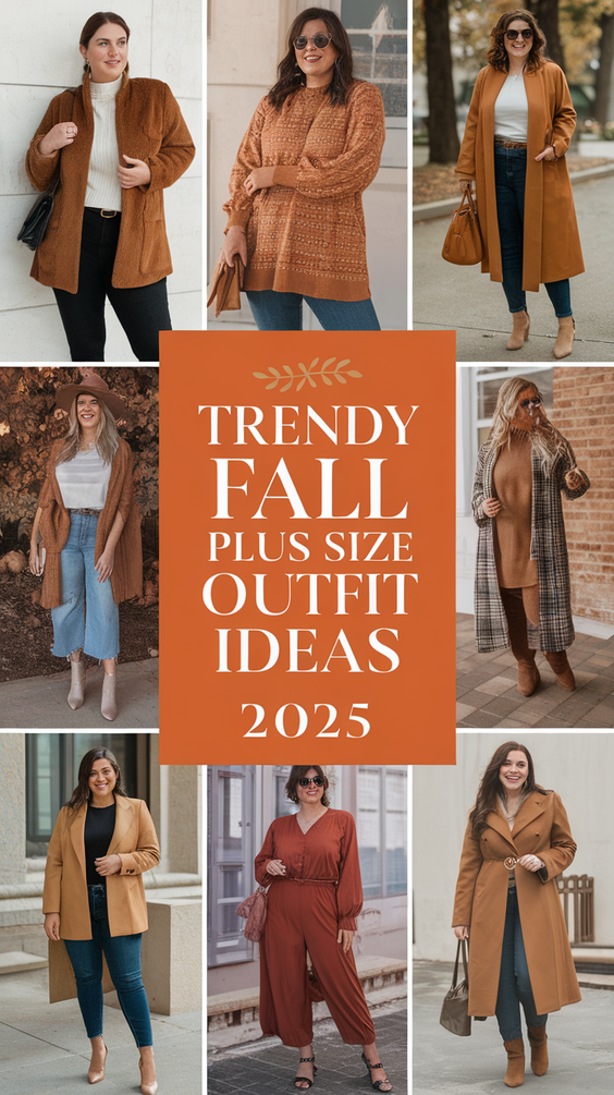 Fall Plus Size Outfit Ideas for 2025: Cozy Layers, Denim Trends, and Effortless Autumn Aesthetic