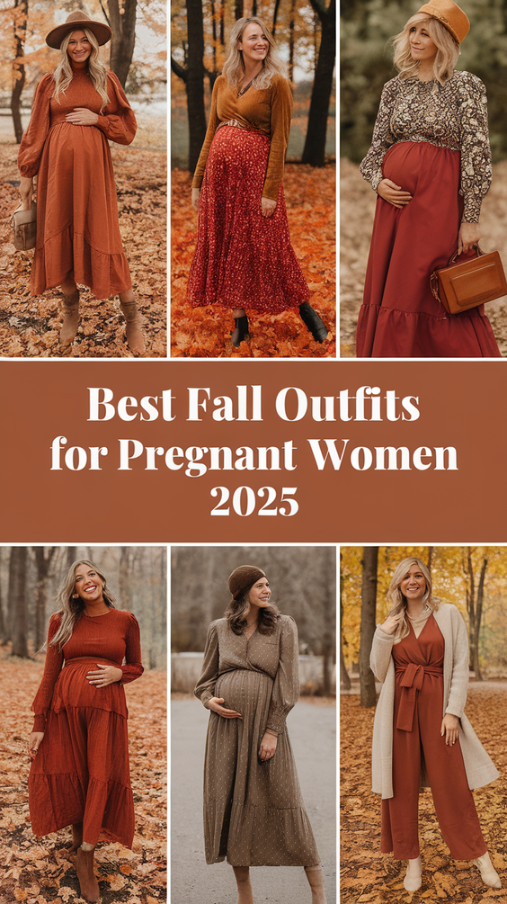 Fall Outfits for Pregnant Women 2025: Cozy Dresses, Leggings Looks, and Stylish Layering Ideas
