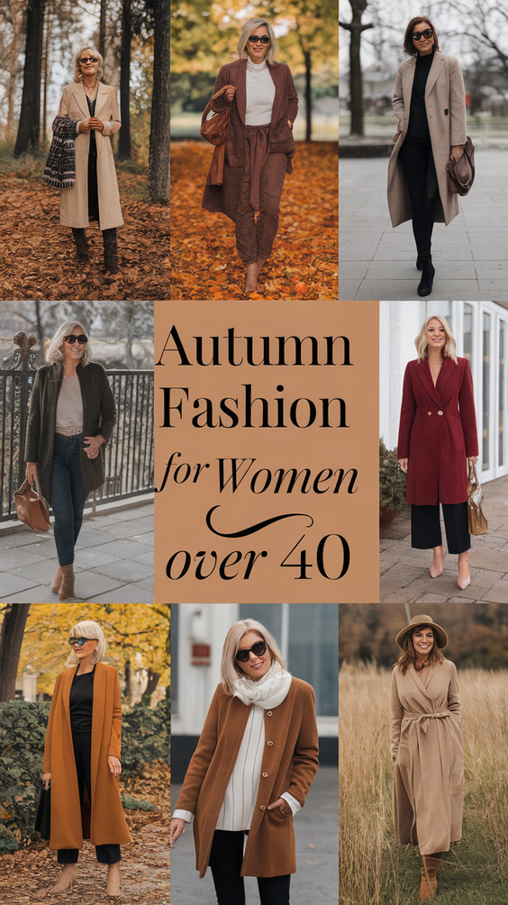 Fall 2025 Outfits Inspo for Chic Women Over 40: Modern Street Style and Autumn Fashion Looks