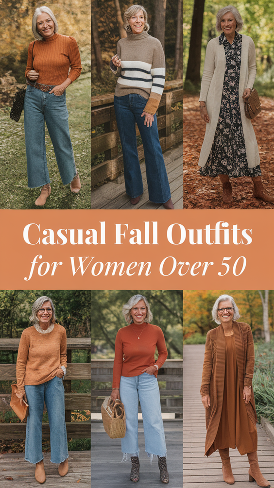 Casual Fall Outfits for Women Over 50 – Ideas 2025: The Ultimate Guide to Stylish Autumn Looks