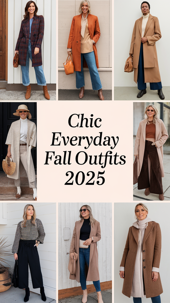 Everyday Fall Outfits 2025: Chic and Comfy Ideas for Women to Wear All Season Long
