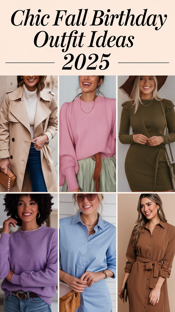 Fresh Fall Birthday Outfit Ideas for 2025: Brunch, Restaurant, Chill, and Women Casual Looks