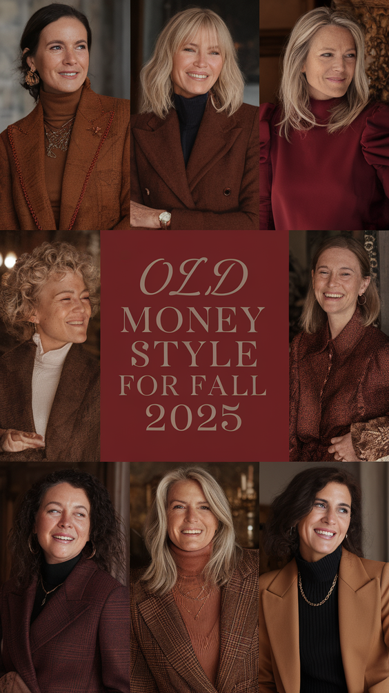 Fall Old Money Outfit Ideas for 2025: Classic Trench, Plaid Trousers, Knit Dresses, and Luxe Boots