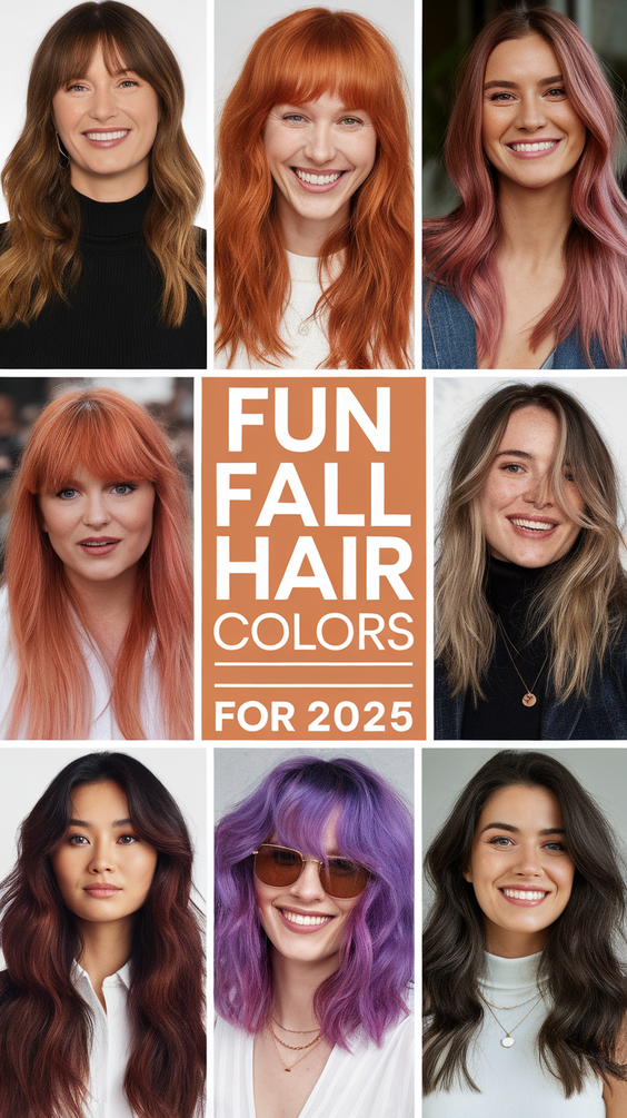 Playful and Fun Hair Colors for Fall 2025: Creative Ideas for Blondes, Brunettes, and Short Hair