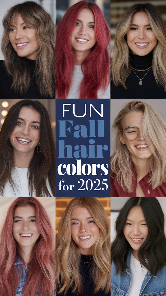 Playful and Fun Hair Colors for Fall 2025: Creative Ideas for Blondes, Brunettes, and Short Hair