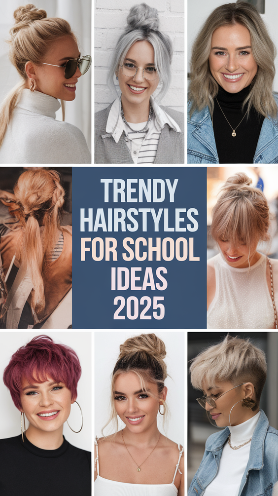 Hairstyles for School Ideas 2025: Cute, Easy, and Fast Looks for Every Hair Type