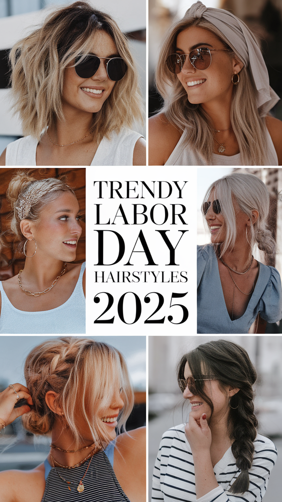 Trendy Labor Day Hairstyles 2025 for Long, Short, and Medium Haircuts to Celebrate the Weekend