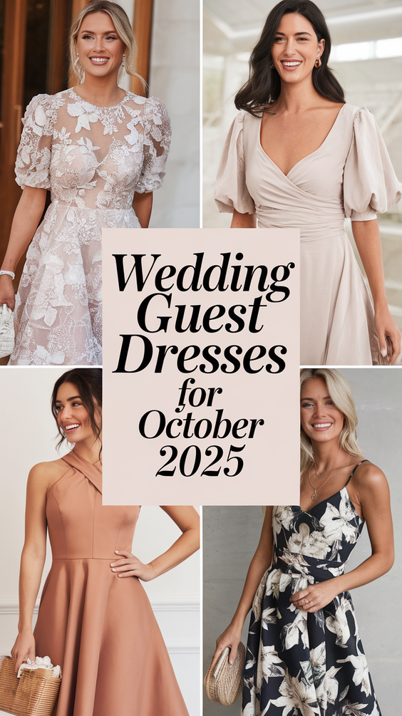 Wedding Guest Dresses for October 2025: Stylish Formal, Cocktail, and Casual Looks to Inspire