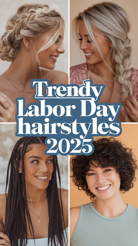 Trendy Labor Day Hairstyles 2025 for Long, Short, and Medium Haircuts to Celebrate the Weekend
