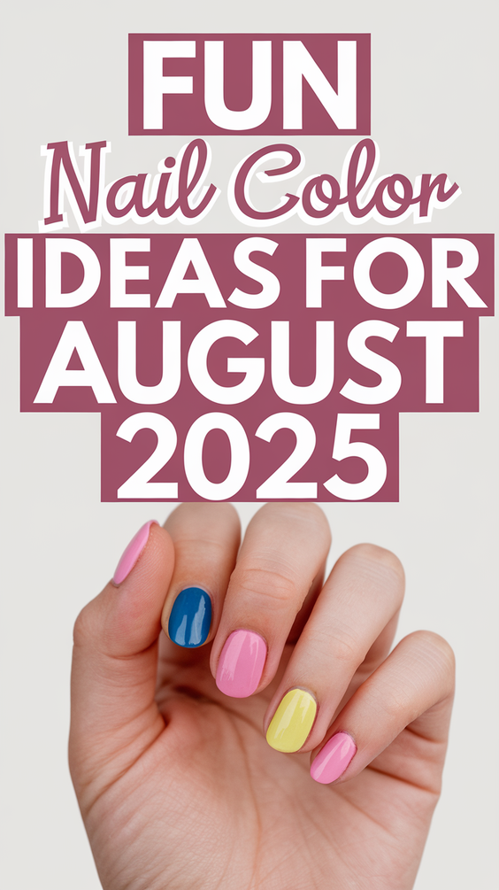 Fun Nail Color Ideas for August 2025: Try These Trending Neon, Pastel, and Chrome Shades This Month