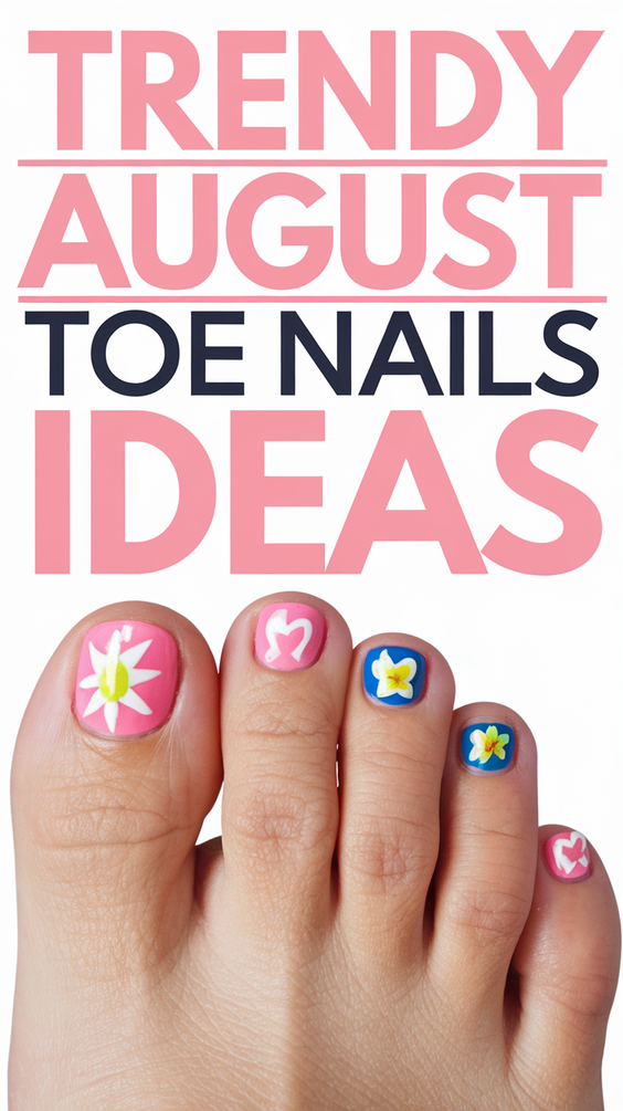 Toe Nail Ideas August 2025: The Best Pedicure Colors and Designs for Late Summer
