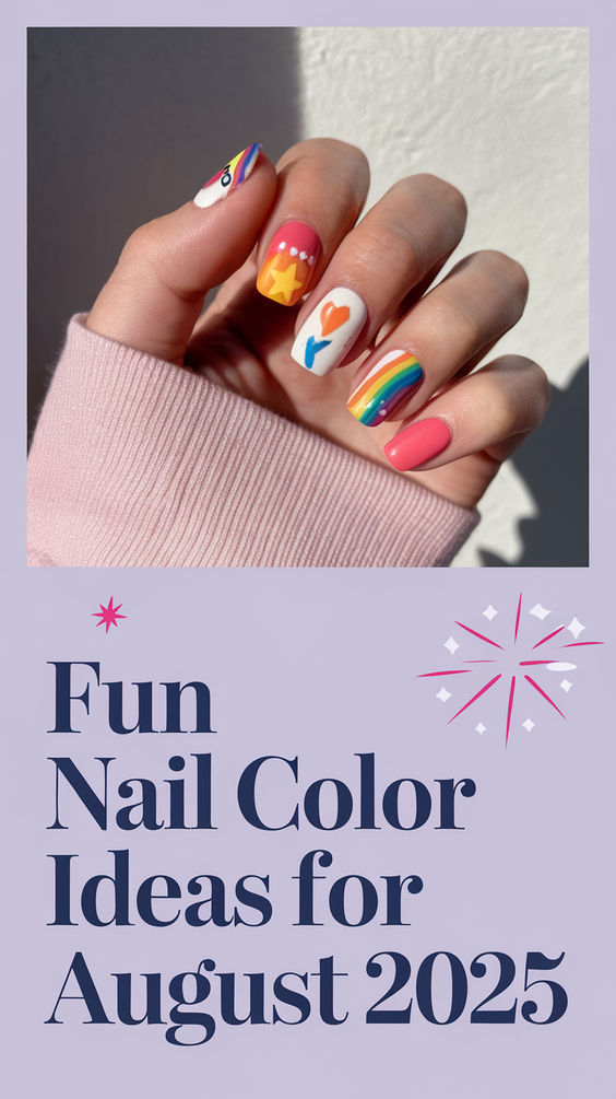 Fun Nail Color Ideas for August 2025: Try These Trending Neon, Pastel, and Chrome Shades This Month