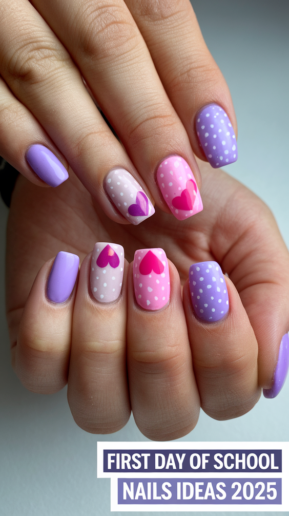 Chic Blue Swirl Nails for Your First Day of School Style 2025