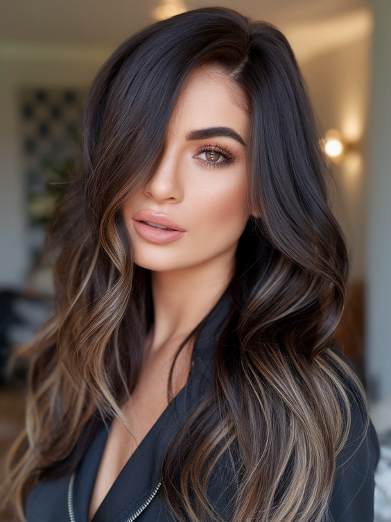 2025 Fall Hair Colors for Women with Dark Brown Hair: Trendy Ideas, Balayage, and Highlights Guide