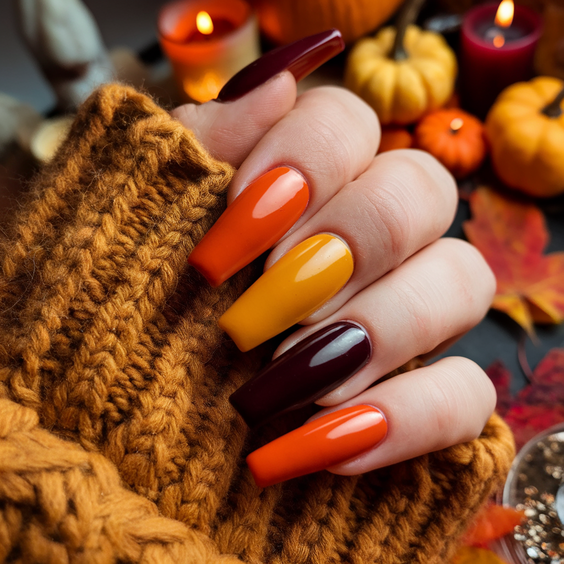 Trendy Fall Acrylic Nails 2025: Short & Long Nail Art Ideas for Autumn – Latest Designs & Inspiration