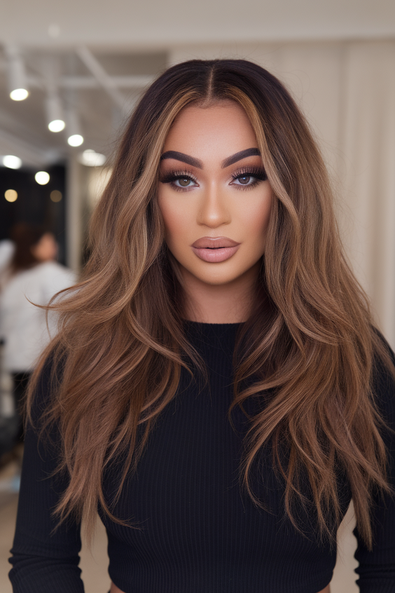 Best Fall Hair Color Ideas for Black Hair: Trendy Shades for Dark Hair in 2025
