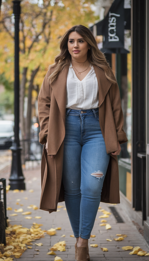 Chic Fall Outfits with Jeans 2025: Trendy Ideas for Women, Boots, Sneakers, and Jackets