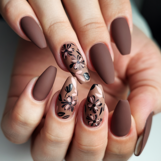 Creative Autumn Nail Designs 2025: Trending Fall Manicure Ideas & Botanical Art Inspiration