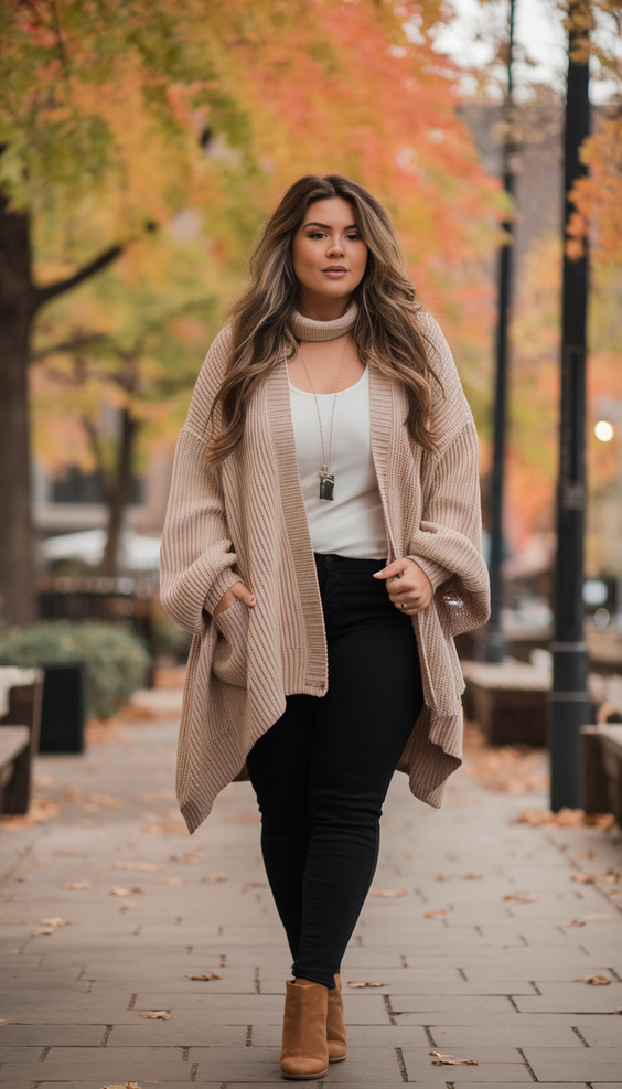 Chic Fall 2025 Outfits for Curvy Women: Trendy & Flattering Styles