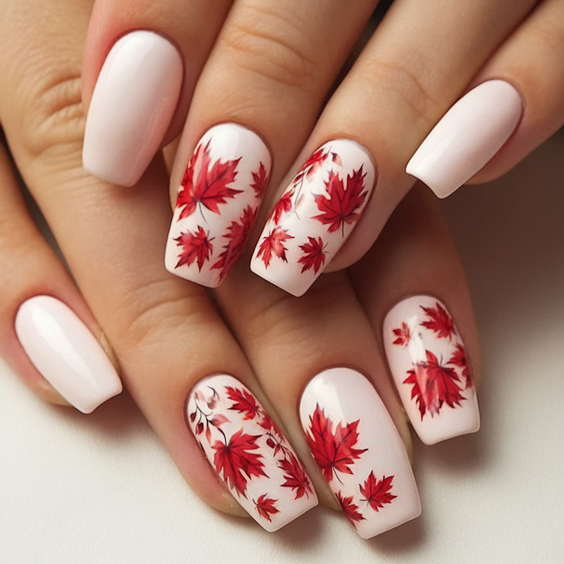 Creative Autumn Nail Designs 2025: Trending Fall Manicure Ideas & Botanical Art Inspiration