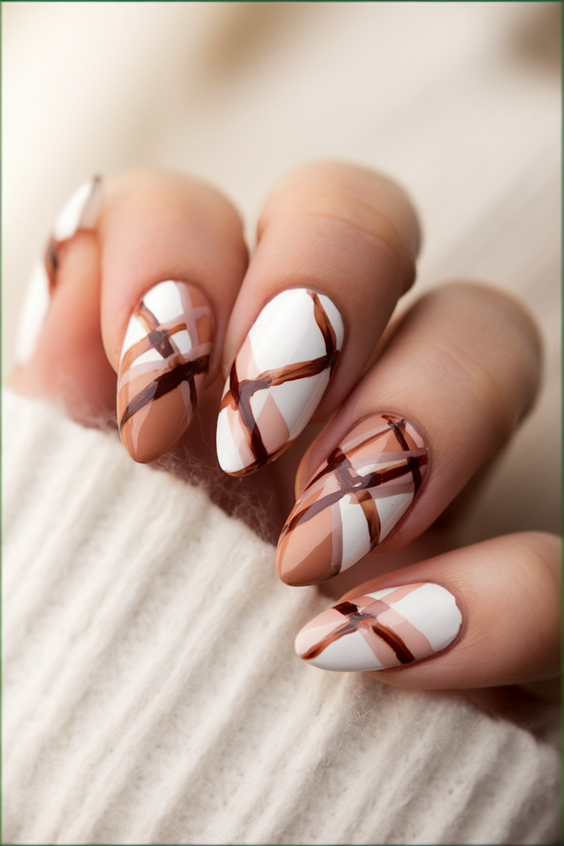 Cute and Fun Fall 2025 Nail Designs with Pumpkins, Plaid, and Leaves to Inspire Your Seasonal Look