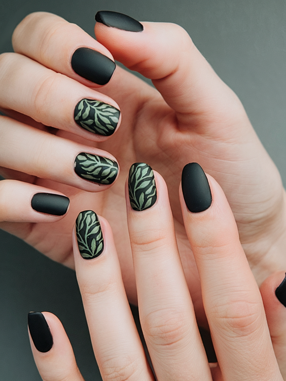 Creative Autumn Nail Designs 2025: Trending Fall Manicure Ideas & Botanical Art Inspiration