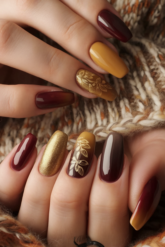 Cute and Fun Fall 2025 Nail Designs with Pumpkins, Plaid, and Leaves to Inspire Your Seasonal Look